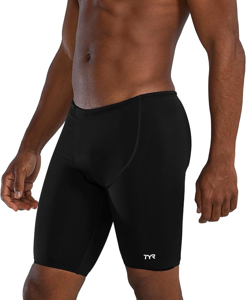TYR Durafast Elite Swim Jammers for Men - Competition Swimwear with Championship Cut, Ultra-Durable Compressive Fabric - Jammer Briefs for Training, Racing, Recreation - Image 2